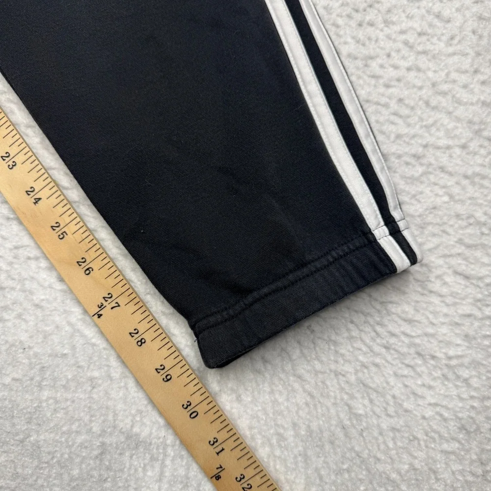 Adidas Sweat Track Pants‎ Joggers Black White Stripes Men's Size L